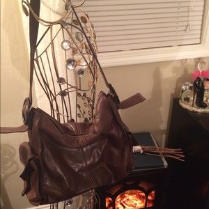 Francesco Biasia Brown soft feel purse
